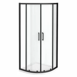 Toreno Matt Black 800 X 800mm Quadrant Shower Enclosure -Toreno Shop BLK8Q2D d2 460