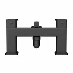 Toreno Modern Black Chrome Bath Shower Mixer Tap Incl. Overhead Rainfall Shower Head -Toreno Shop BPT7131SH d4 460