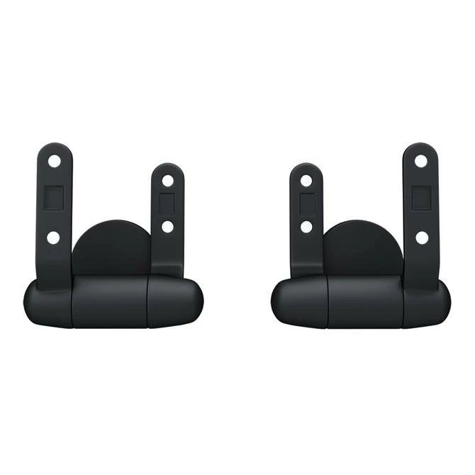 Toreno Wooden Toilet Seat Hinge Pack Matt Black 1 Toreno Wooden Toilet Seat Hinge Pack Matt Black