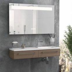 Toreno 1200 X 600mm Landscape LED Back-lit Bluetooth Mirror Inc. Touch Sensor + Anti-Fog -Toreno Shop MIR021 NEW D2 460