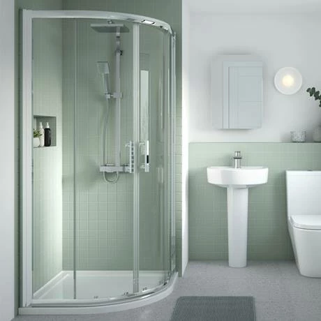 Toreno 8mm Quadrant Shower Enclosure 2 Toreno 8mm Quadrant Shower Enclosure - Image 2