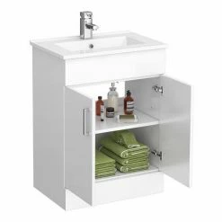 Toreno Cloakroom Suite Inc. Pro 600 Toilet (White Gloss) 9 Toreno Cloakroom Suite Inc. Pro 600 Toilet (White Gloss) -Toreno Shop TCSP600 nd1 460