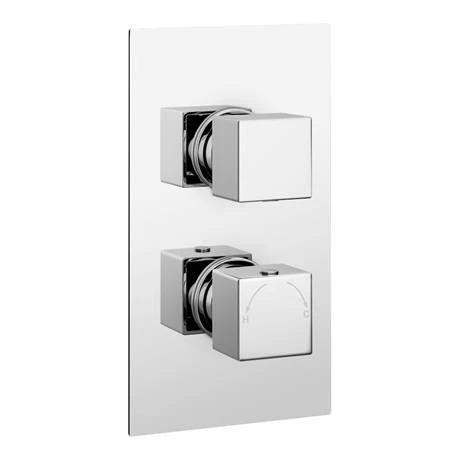 Toreno Wall Mounted Waterfall Bath Filler + Concealed Thermostatic Valve 3 Toreno Wall Mounted Waterfall Bath Filler + Concealed Thermostatic Valve - Image 3